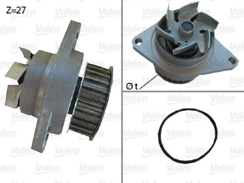 Image of Water pump VALEO 506385