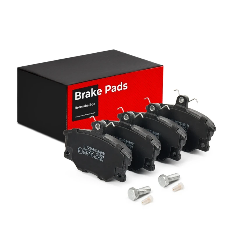 Image of STARK SKBP-0010117 Brake pad set Front Axle, prepared for wear warning indicator Brake Pad Set,disc brake (402)