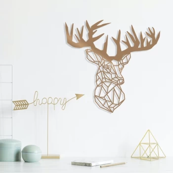 Image of Deer3 - Copper Copper Decorative Metal Wall Accessory