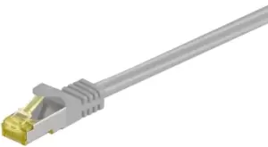 image of Goobay 91585 networking cable Grey 1m Cat7 S/FTP (S-STP)