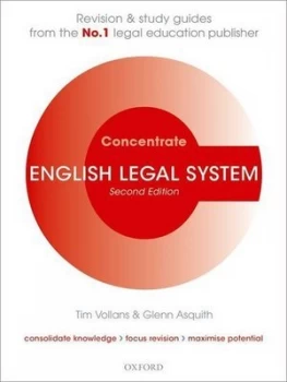 Image of English Legal System by Tim Vollans Paperback