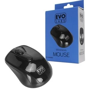 image of Evo Labs MO-234WBLK Wireless Black Mouse