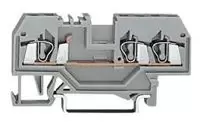 Image of Wago Grey 281 Non-Fused Terminal Block, 28 12 AWG, 800 V