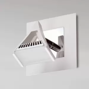 Image of Spot Filippo 1 bulb 5W LED 3000K, 450lm, matt white/polished chrome