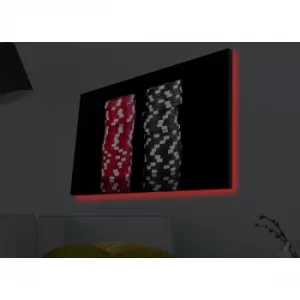 Image of 4570MDACT-045 Multicolor Decorative LED Lighted Canvas Painting