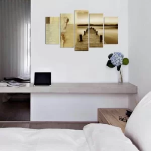 Image of 5PMX-022 Multicolor Decorative MDF Painting (5 Pieces)