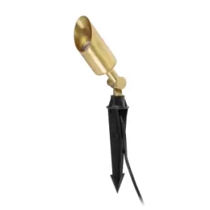 Image of Andy Outdoor Satin Gold Spike Lamp IP65, GU10