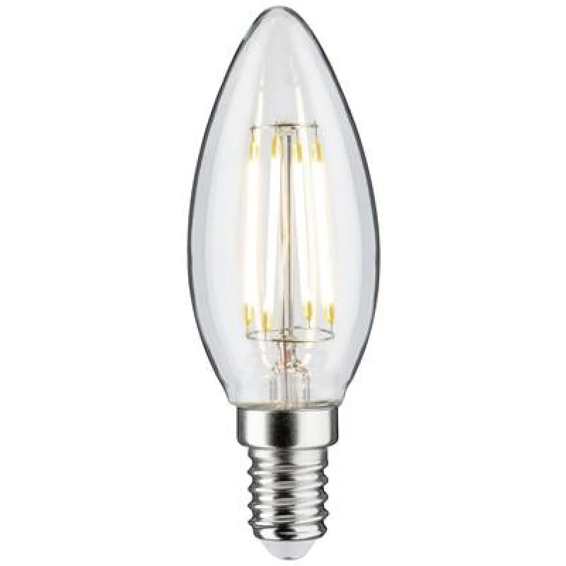 Image of Paulmann Paulmann 28684 LED (monochrome) EEC F (A - G) E14 4.8 W Warm white (Ø x H) 35mm x 98mm 28684