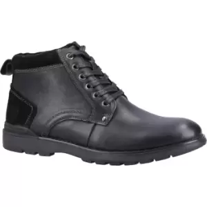 Image of Hush Puppies Mens Dean Memory Foam Leather Boots UK Size 11 (EU 45)