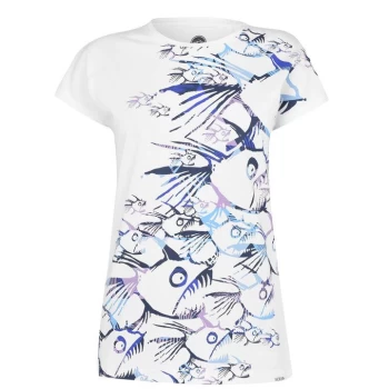 Image of Hot Tuna Neck T-Shirt Ladies - White