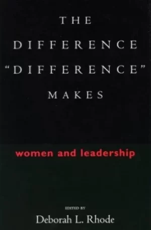 Image of The difference difference makes by Deborah L Rhode