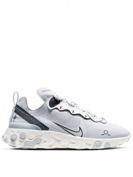 image of Nike React Element 55 - Grey/Black