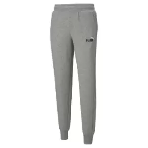 Puma Essential Embroidered Logo Jogging Bottoms Mens - Grey