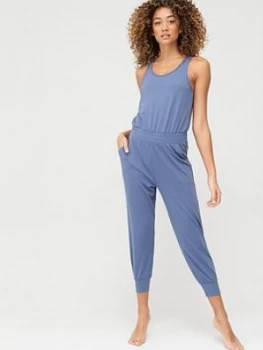 Image of Nike Yoga Jumpsuit - Blue