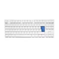 image of Ducky One 2 TKL Pure White RGB Backlit USB Mechanical Gaming Keyboard - Cherry MX Brown Switches UK