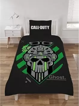 image of Call of Duty Ghost Single Duvet Cover Set - Multi