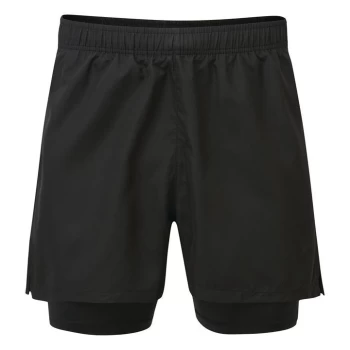 Image of Dare 2b Recreate 2 in 1 Stretch Shorts - Black