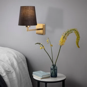 Image of Profil - 4654 Antique Black Wall Lamp