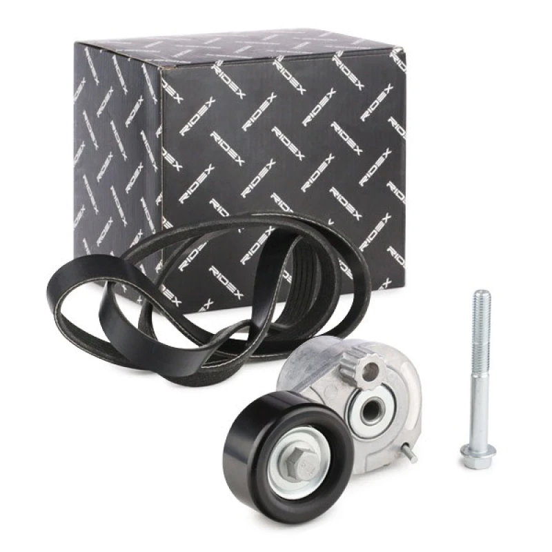 Image of RIDEX 542R0100 V-ribbed belt set V-Ribbed Belt Set (542)