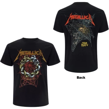Image of Metallica - Ruin/Struggle Unisex Medium T-Shirt - Black
