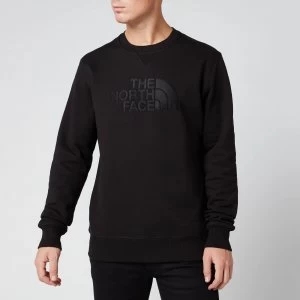 image of The North Face Mens Drew Peak Crew Sweatshirt - TNF Black - L