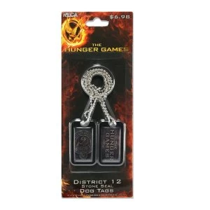 Image of Hunger Games - Girl On Fire District 12 Dog Tag Seal