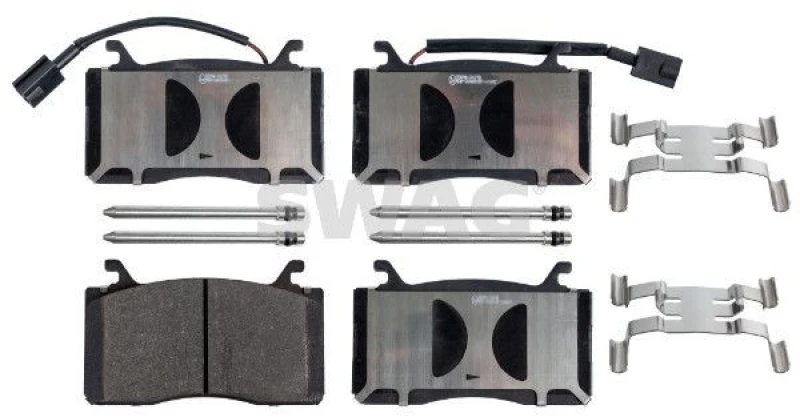 Image of Brake pad set SWAG 33 10 7612