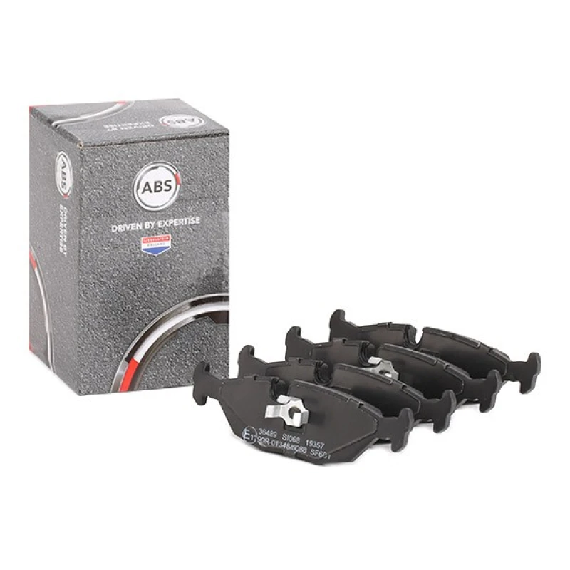 Image of A.B.S. 36489 Brake pad set prepared for wear warning indicator Brake Pad Set,disc brake (402)