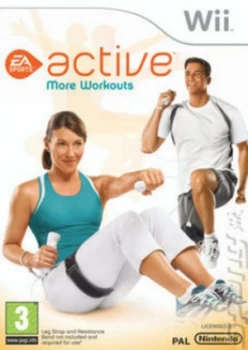 image of Active More Workouts Nintendo Wii Game