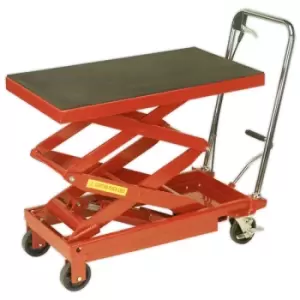 image of Sealey HPT400H Hydraulic Platform Truck 300kg High Lift