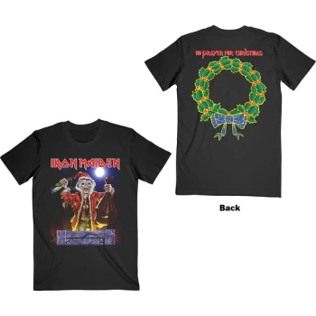 Image of Iron Maiden - No Prayer For Christmas Unisex Large T-Shirt - Black