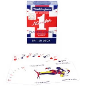 Image of Waddingtons Number 1 Playing Cards - Union Jack Edition