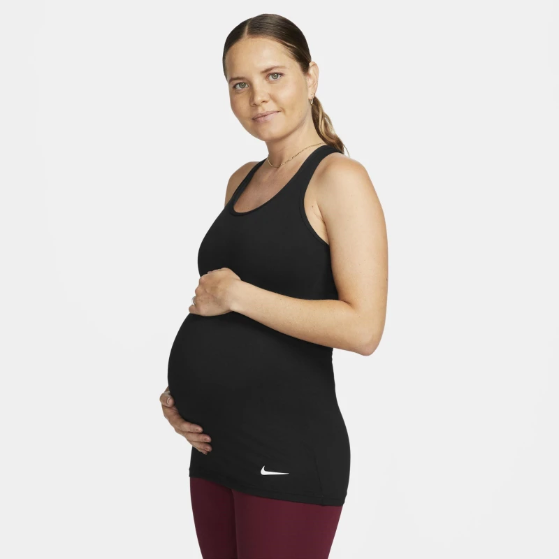 Image of Nike Maternity Dri-FIT Tank Womens - Black 6