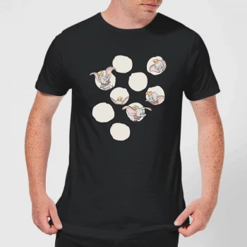 Image of Disney Dumbo Peekaboo Mens T-Shirt - Black - 3XL - Black