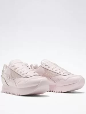 Image of Reebok Royal Classic Jogger 3 Platform Shoes, Pink, Size 1 Older