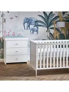 image of Obaby Evie 2 Piece Furniture Room Set - White