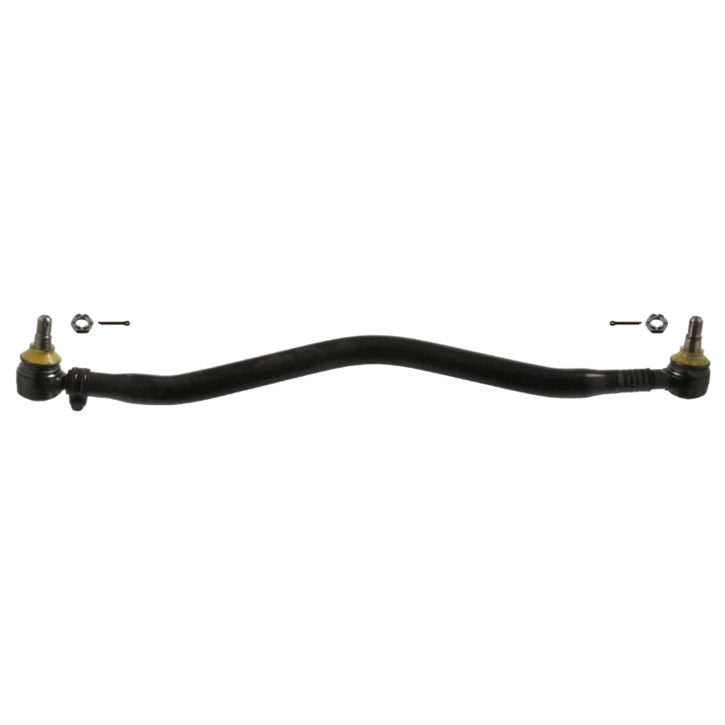Image of FEBI BILSTEIN 43632 Tie Rod OE Turbo NEW, Front Axle, with crown nut Rod Assembly (284)