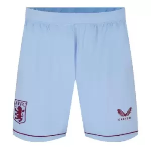 Image of Castore Aston Villa Authentic Away Shorts 2022 2023 Adults - Grey
