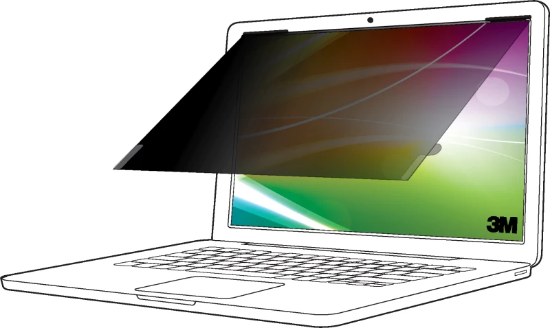 Image of 3M Bright Screen Privacy Filter for 17.3" Laptop. 16:9. BP173W9B