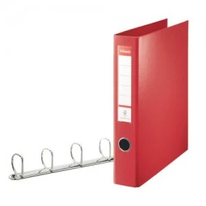Image of Esselte Ring Binder 4DR 40mm A4 Red 82403