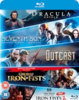 image of Bluray Starter Pack: Seventh Son, Dracula Untold, Outcast, Man With The Iron Fists 1 & 2