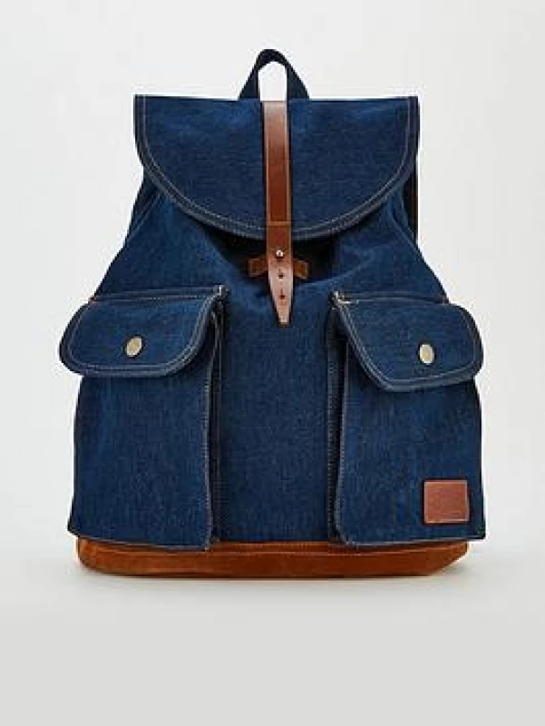 Image of Levis Heritage Rucksack Denim Blue Women ONE SIZE