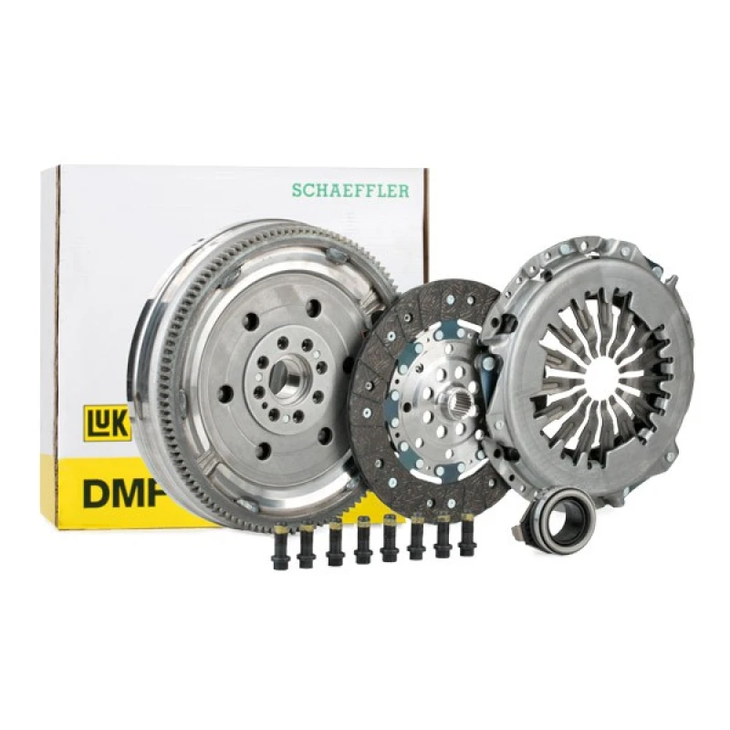 Image of LuK 600 0211 00 Clutch without pilot bearing, Dual-mass flywheel with friction control plate Clutch Kit (479)