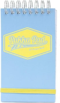 image of Pukka A7 Pastel Pocket Book Blue/Pink/Mint PK6