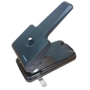 image of Q-Connect Extra Heavy Duty Hole Punch 60 Sheet Black 865P