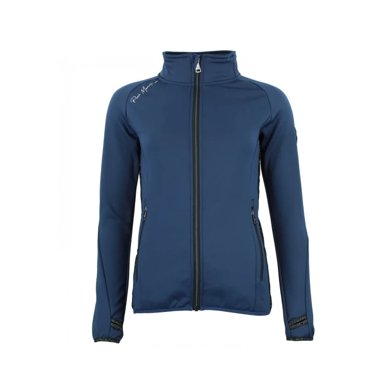 Image of Womens jacket Peak Mountain Polarshel Aclimawz Bleu Female M