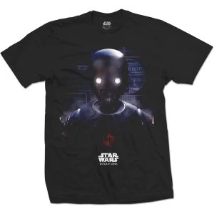 Image of Star Wars - Rogue One K-2SO Prime Force 01 Unisex Large T-Shirt - Black