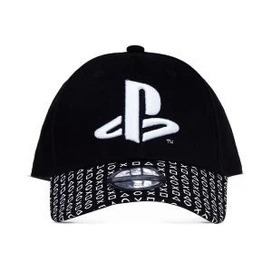 image of Sony - Logo Baseball Cap - Black/White