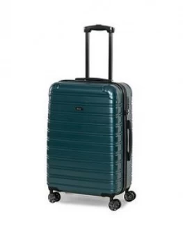 Image of Rock Luggage Chicago Medium 8 Wheel Green Suitcase
