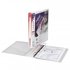 Image of Ring Binder 4dring A4 Clr Pack of 10